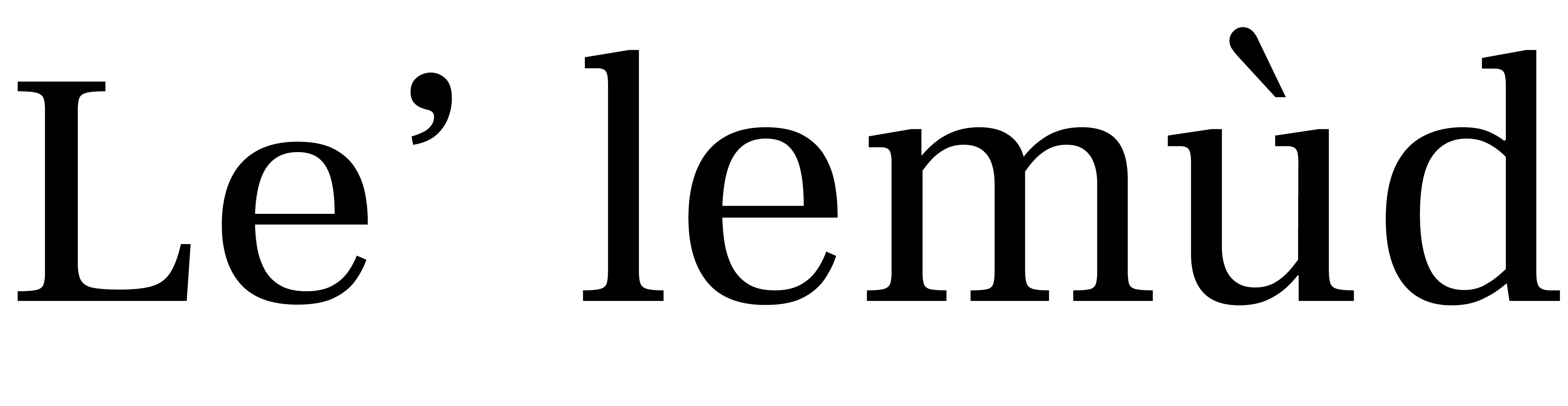 Le' lemùd